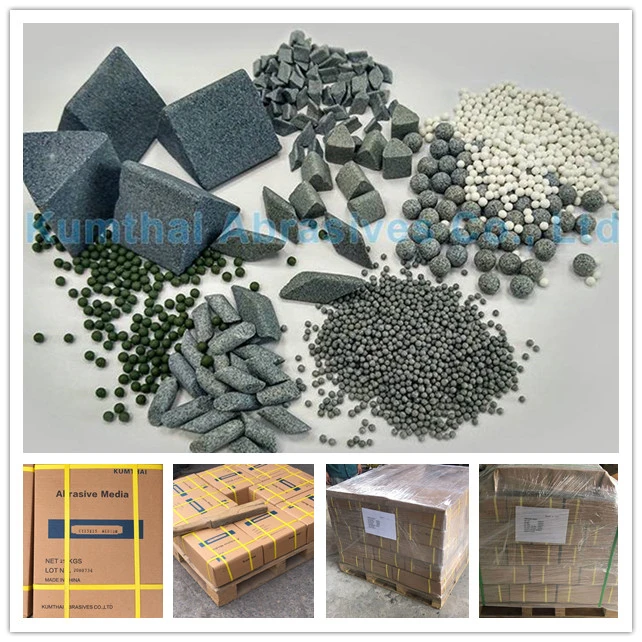 Ceramic Grinding Polishing Deburring Abrasive Stone Media with Good Quality