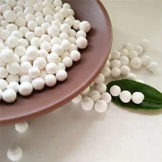 Bolas de porcelana de medios de soporte inerte de la industria química 3-50mm 99% bola de cerámica de alta alúmina para refinería de plantas de fertilizantes