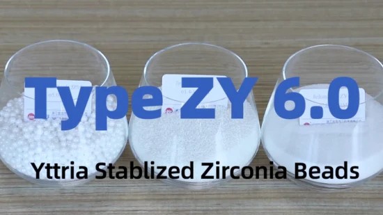 Dia 0.3-0.4mm 95% Zirconia Grinding Media Esfera de cerámica para tintas de impresión